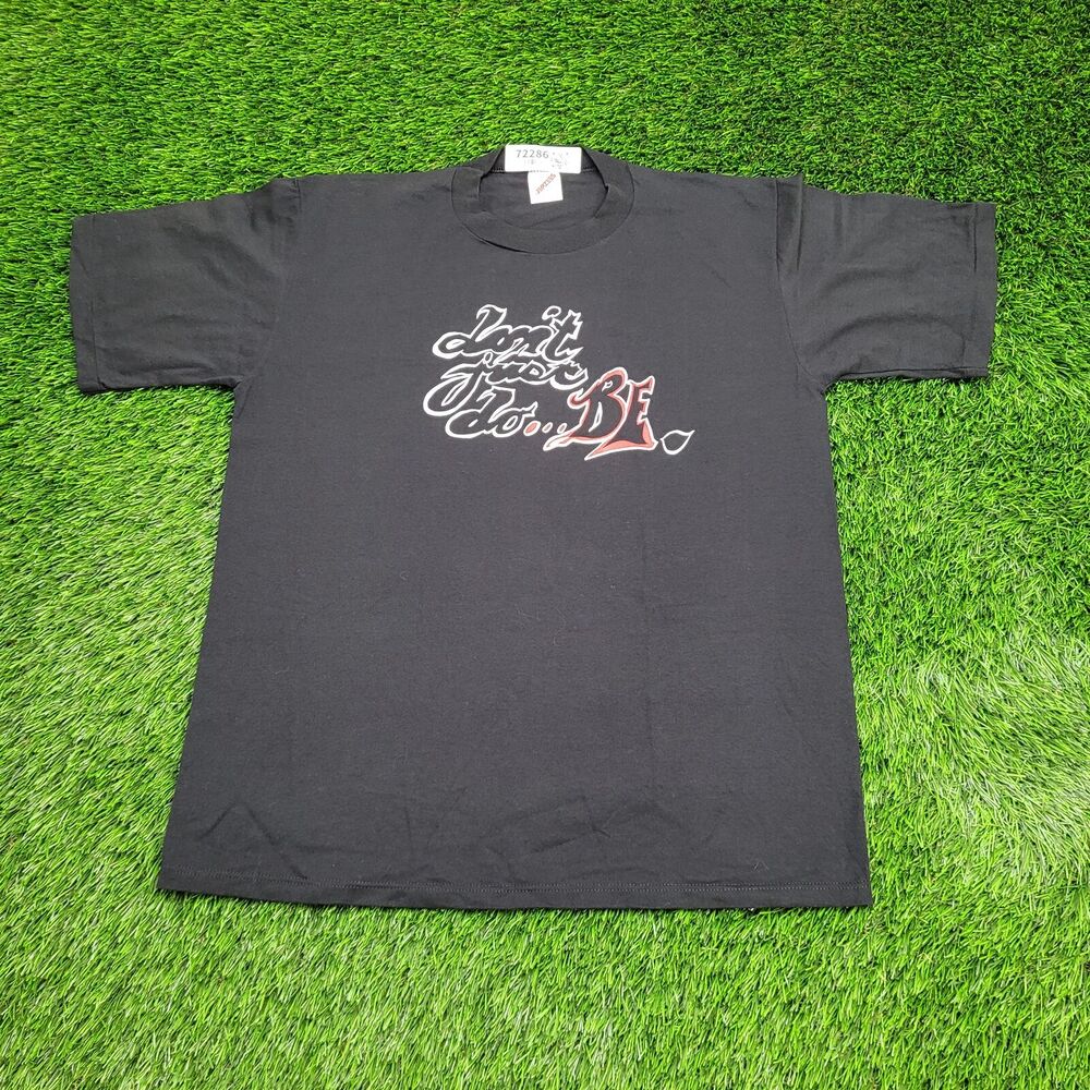 Vintage 1991 JERZEES Shirt Womens XL 21x27 Black